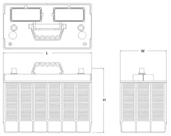 Аккумулятор (EXIDE: EG110B)